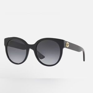 BNNU Authentic Classic Black Gucci Oversized Sunglasses